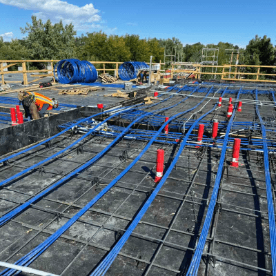 POST-TENSION CABLE INSTALLATION